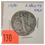 1936 Walking Liberty Half Dollar