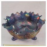 10" Fenton Orange Tree Carnival Glass Bowl