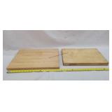 2- Maple Cutting Boards, 12 x 18 and 15 x 20