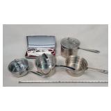 Stainless Steel Cookware & Bread Knife
