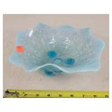 Northwood Blue Opalescent Bowl - 9"