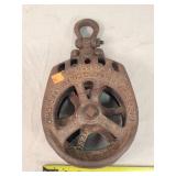 Antique 7" Iron Pulley
