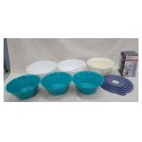 Tupperware Set with Lids, Electric Can Opener