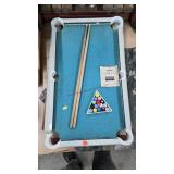 Vintage Table Top Pool Table Game, 16" x 25"