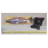 27" Salmon Pillow & Jason 7x50 Binoculars