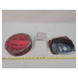 K&M Electric Iron, Tobacco Tin, Mini Clip Boards