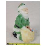 Fenton Hand Painted Santa Figurine 7"