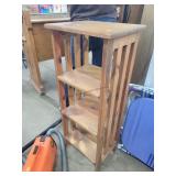 Pine Bookshelf,  15"W x 37"H x 12"D