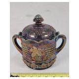 Northwood Grape & Cable carnival glass cracker