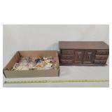 Vintage Costume Jewelry & Jewelry Armoire