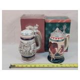 Avon & Anheuser Busch Beer Steins