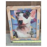 16x21 Spuds Bud Light "Party Animal" Clock