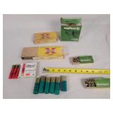 18- 12ga Shotshells, 5 -12ga. Slugs, 90+ .22
