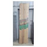 4 Packs of 8ft. Knotty Cedar Planking, 14sf. Per