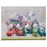 38 State Beanie Babies in Tote