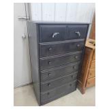 Dark Chest of Drawers,  33"W x 52"H x 17.5"D