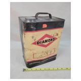 Diamond 2 Gallon Oil Tin, Empty