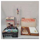 Galileo Thermometer, Playskool Domino Set,