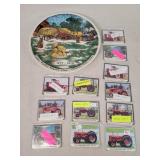 IH & Farmall Tractor Cards & Charles City Plate