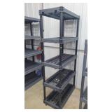 Plastic Garage Shelf 36W x 74H x 18D