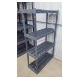 Plastic Garage Shelf 36W x 57H x 14D