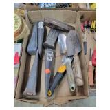 6- Heavy Iron Wedges & Gardening Shovels