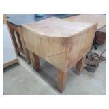 Butcher Block  30"W x 33"H x 24"D
