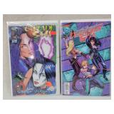 2- SIGNED Image Cyblade, Danger Girl Comics