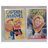 2- Marvel Captain Marvel Comics