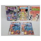 5- Marvel Comics Assorted Titles