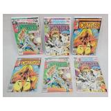 6- Marvel Dazzler Comics, 50c