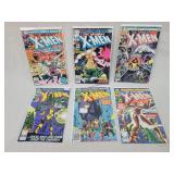 6- Marvel Uncanny X-Men Comics, 50c