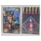2- Multibrand Aphrodite IX, Kabuki Comics - SIGNED