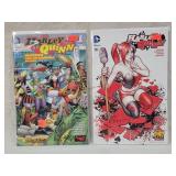 2- SIGNED DC Harley Quinn Comic