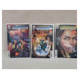 3- Marvel The Mighty Valkyries all #1 Variants