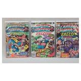 3- Marvel Captain America, Falcon Comics