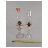 2- Vintage Kerosene Lamps