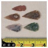 5- Indian Arrow Heads