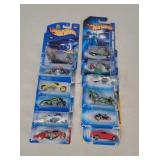 12 Hotwheels Motorcycles & Vehicles