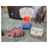 Fisher Price Basket Ball, Barn, & House