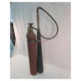 Vintage Fire Freez Model 7 Fire Extinguisher, 35"