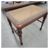 Wicker Top Piano Bench 21"W