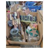 Vintage Cracker Jar, Vase & Miscellaneous