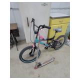 Tempest Youth Single Speed Bike & Razor Scooter