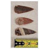 3- Indian Arrow Heads