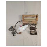 Vintage Fluter Iron, Wringer, & Meats Grinder