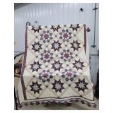 Beautiful Star Quilt, 84" X 96"