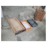 Vintage Wooden Drawers & Box