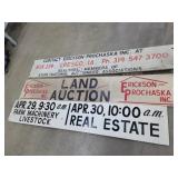Wooden Advertising Signs 72" Wide