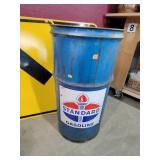 Standard Gasoline Metal Drum, 17.5" H